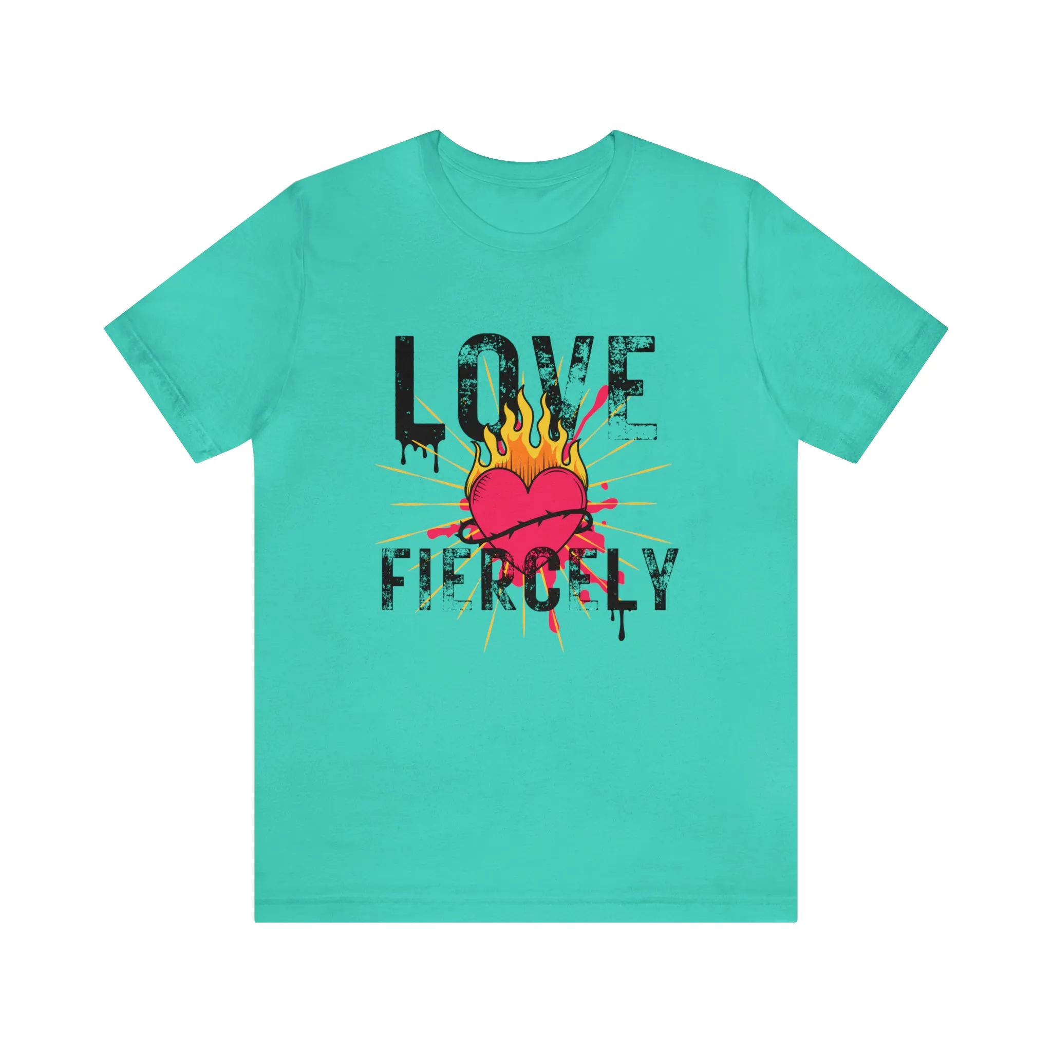 Love Fiercely Unisex Jersey Short Sleeve Tee