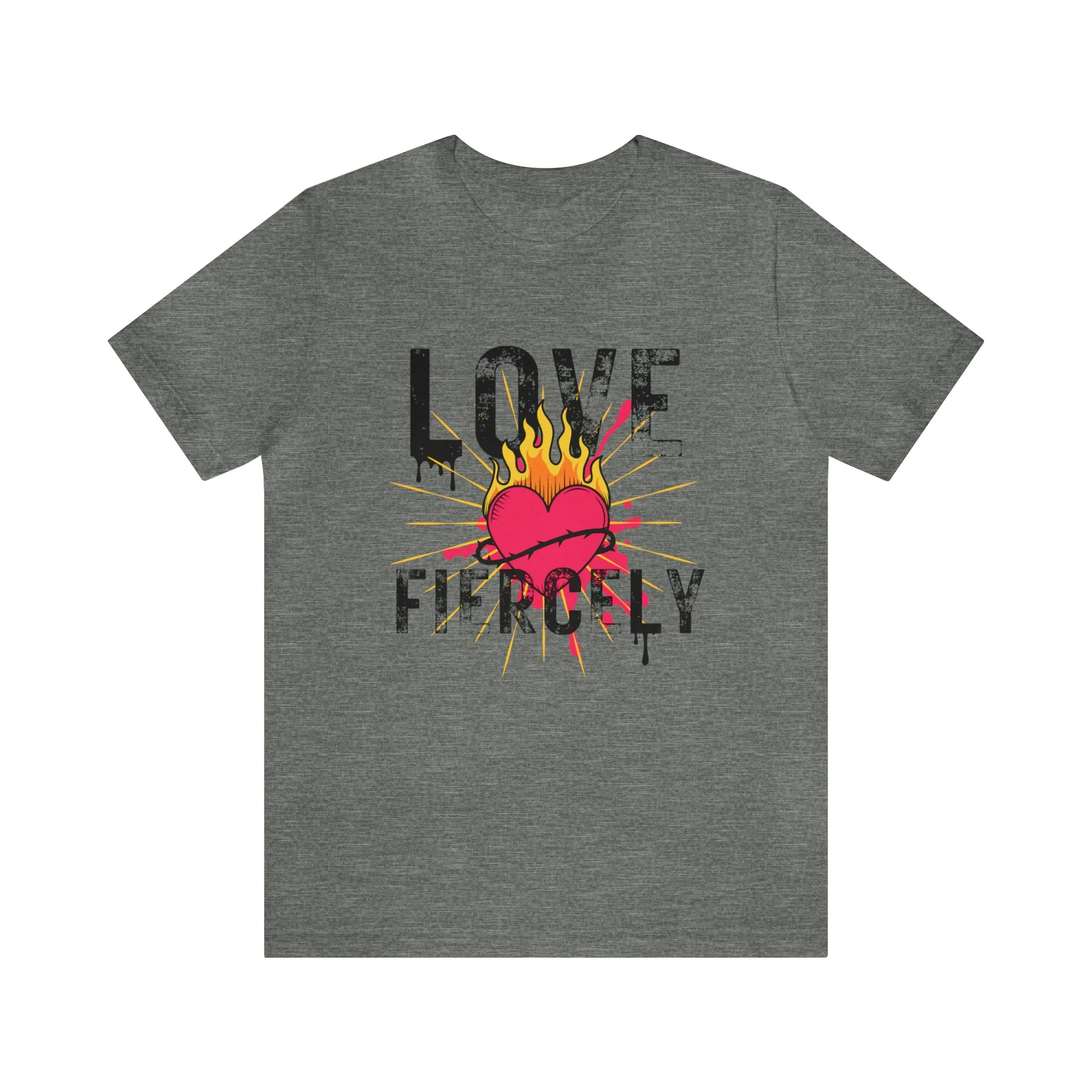 Love Fiercely Unisex Jersey Short Sleeve Tee