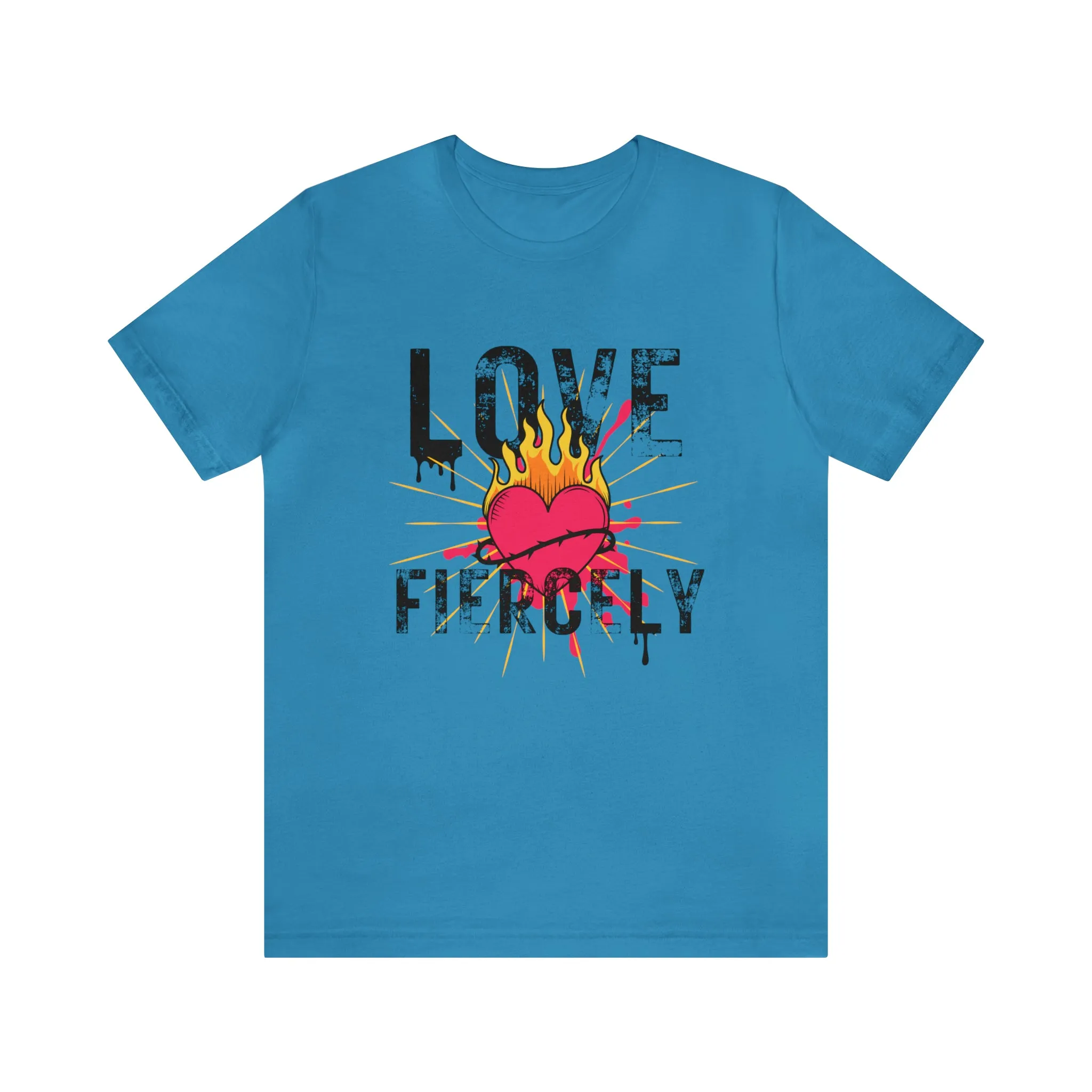 Love Fiercely Unisex Jersey Short Sleeve Tee