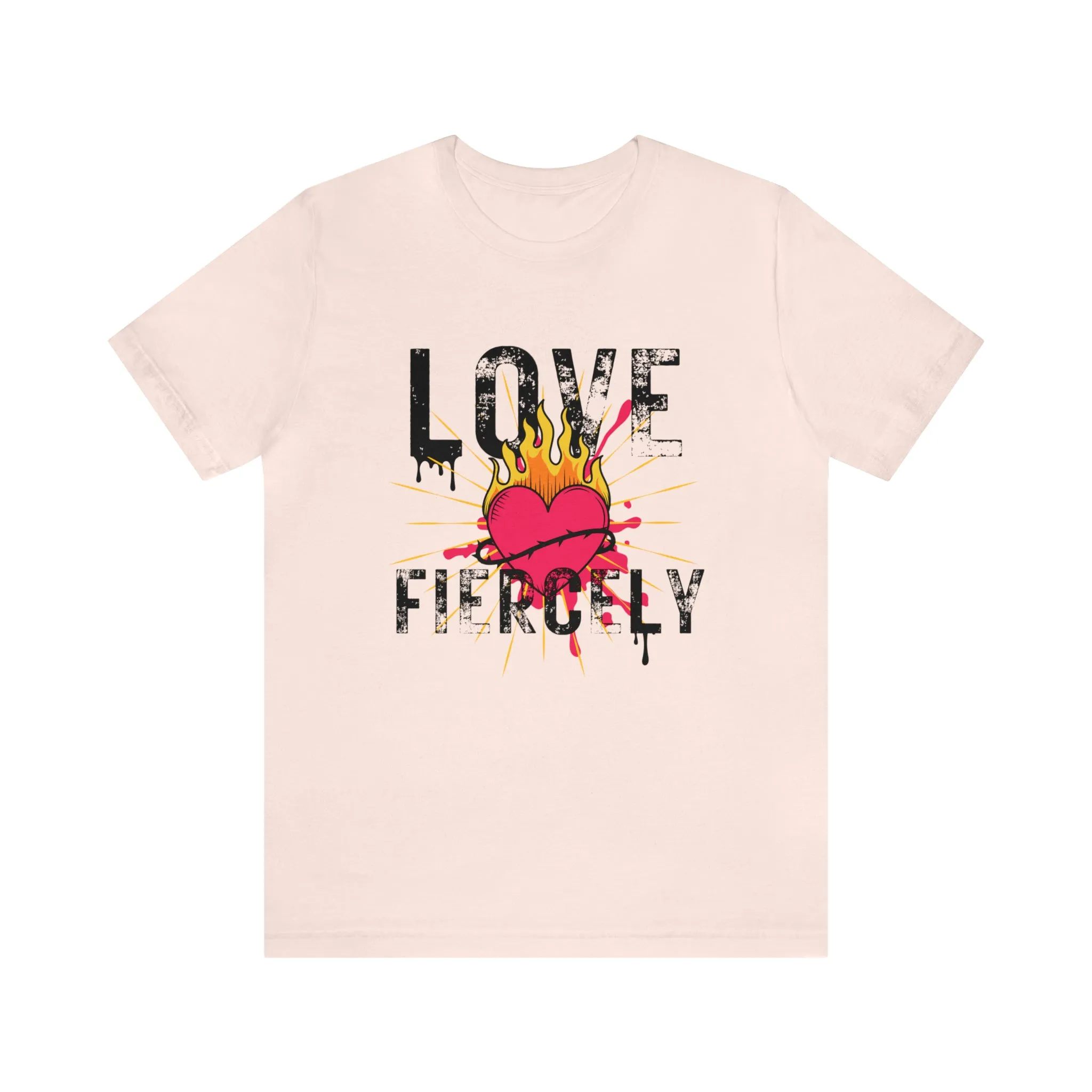 Love Fiercely Unisex Jersey Short Sleeve Tee