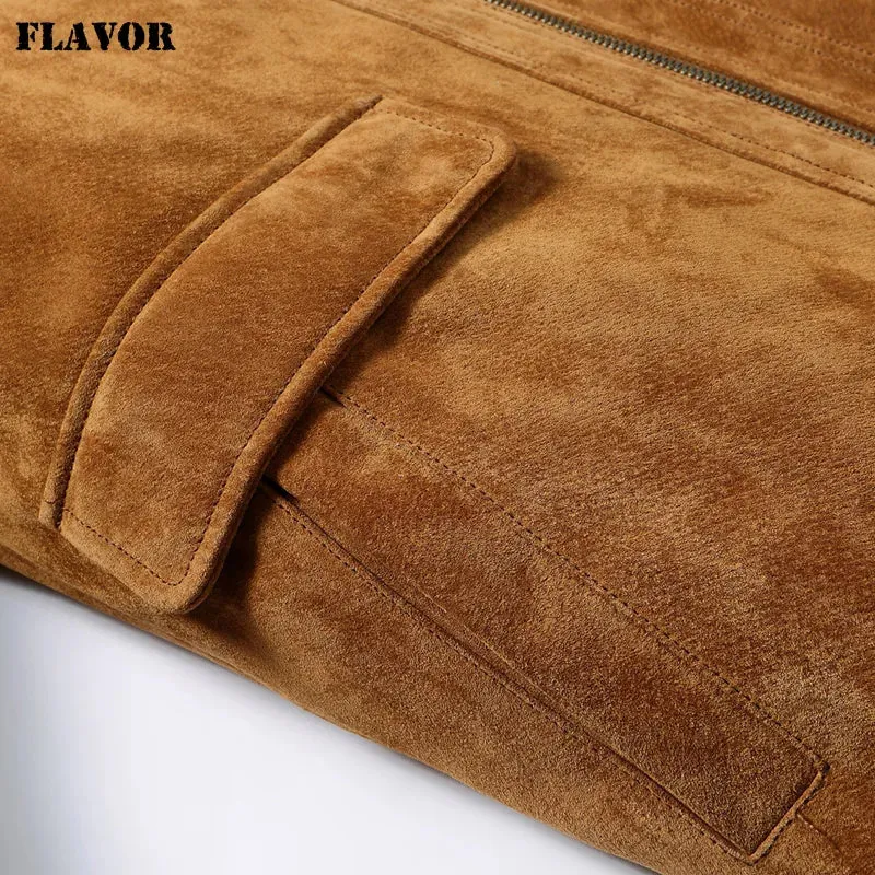 Men's Suede Leather Jacket