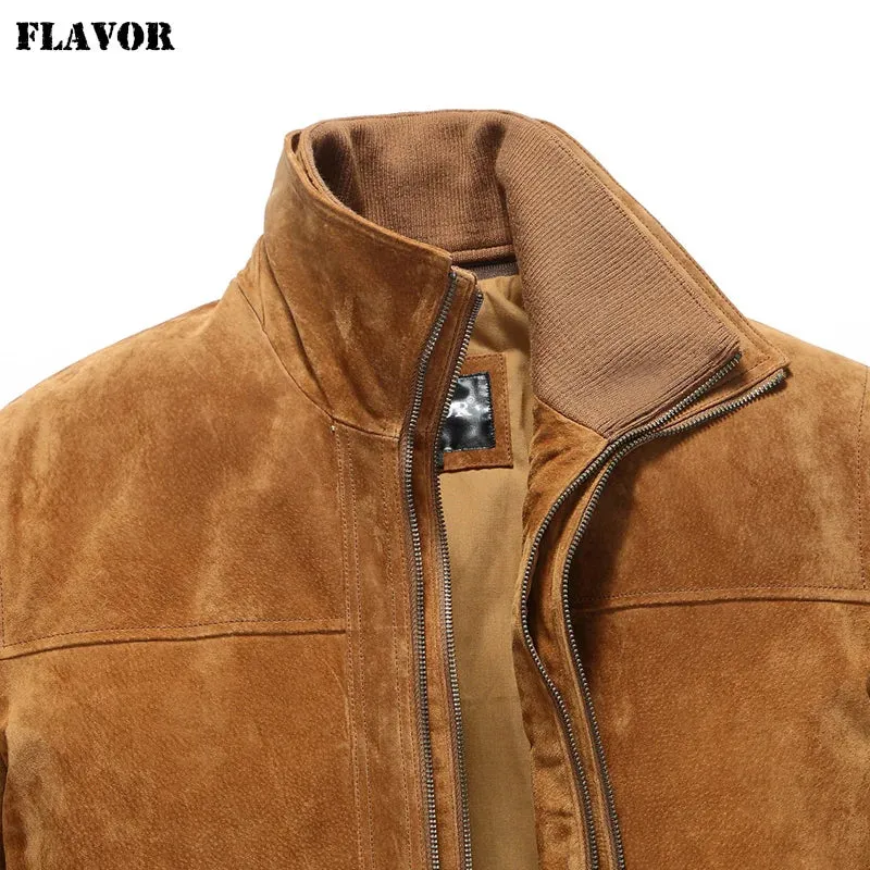 Men's Suede Leather Jacket