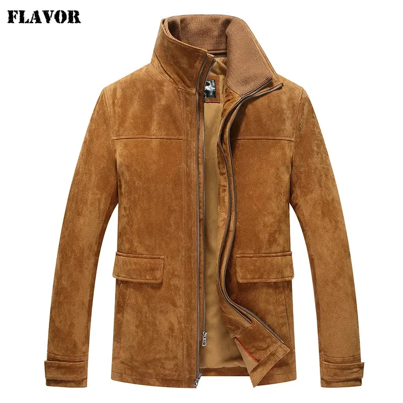 Men's Suede Leather Jacket