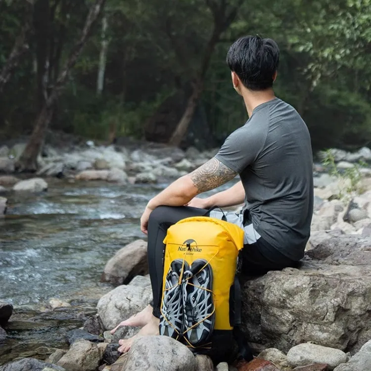 Naturehike Wet Dry IPX6 Waterproof Bag Outdoor Seaside Diving Swimming Rafting Equipment, Color: 20L Yellow