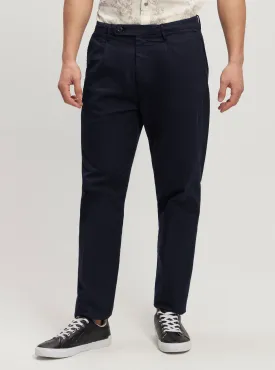 Navy Noah Mid-Rise Chino Pants