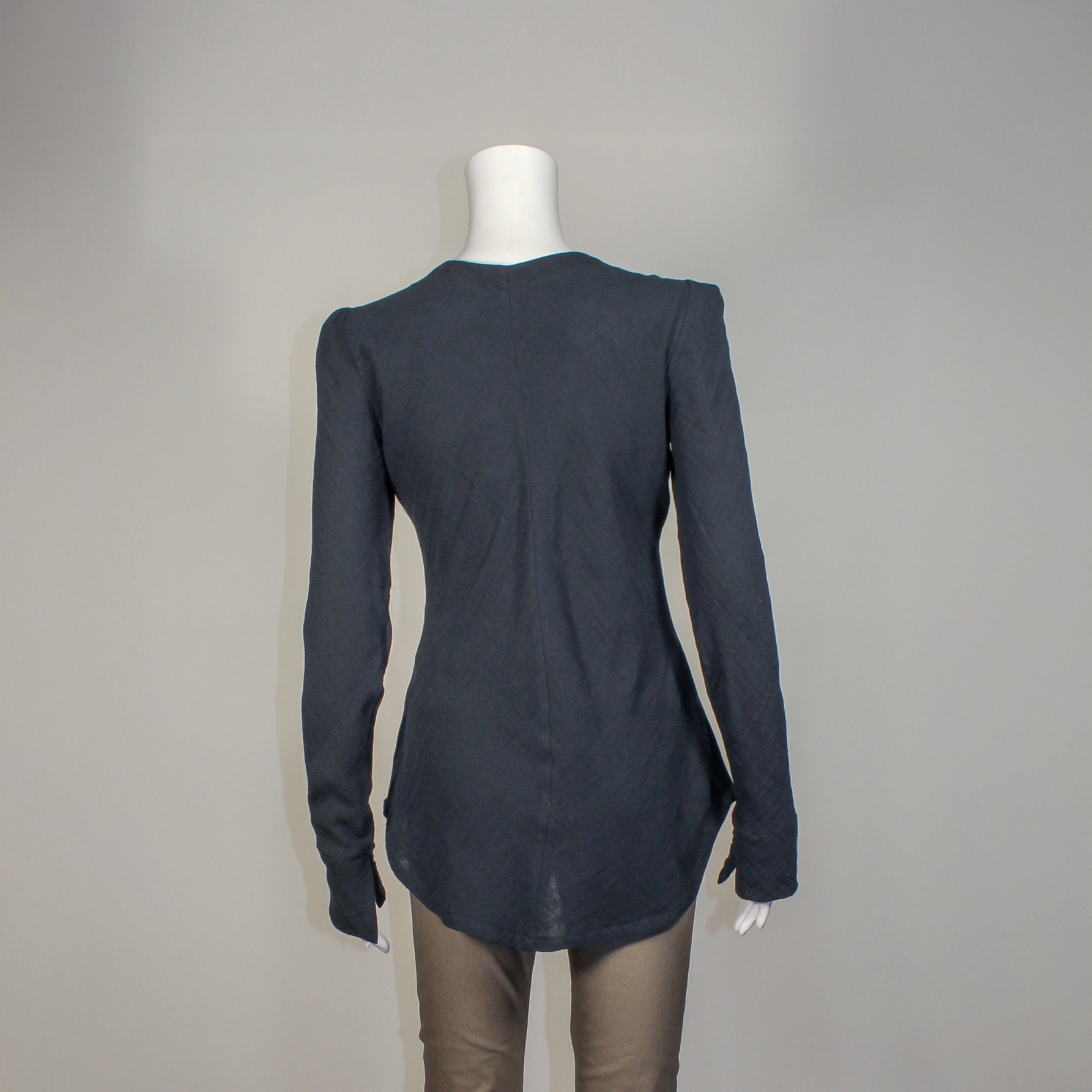 NEW! V Neck Shirt in Black by Kim Schalk