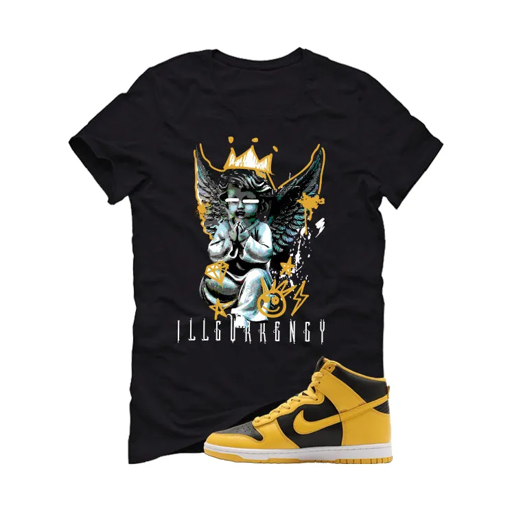 Nike Dunk High Wu-Tang Black T-Shirt (Graffiti Angel)| illcurrency