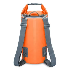 Outdoor Waterproof Dry Dual Shoulder Strap Bag Dry Sack, Capacity: 30L (Orange)