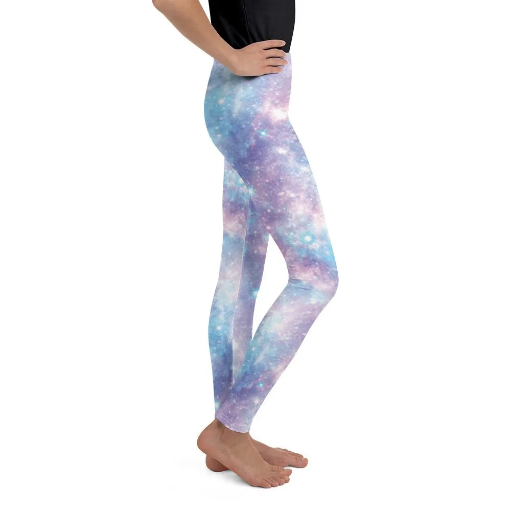 Pastel Galaxy Youth Leggings