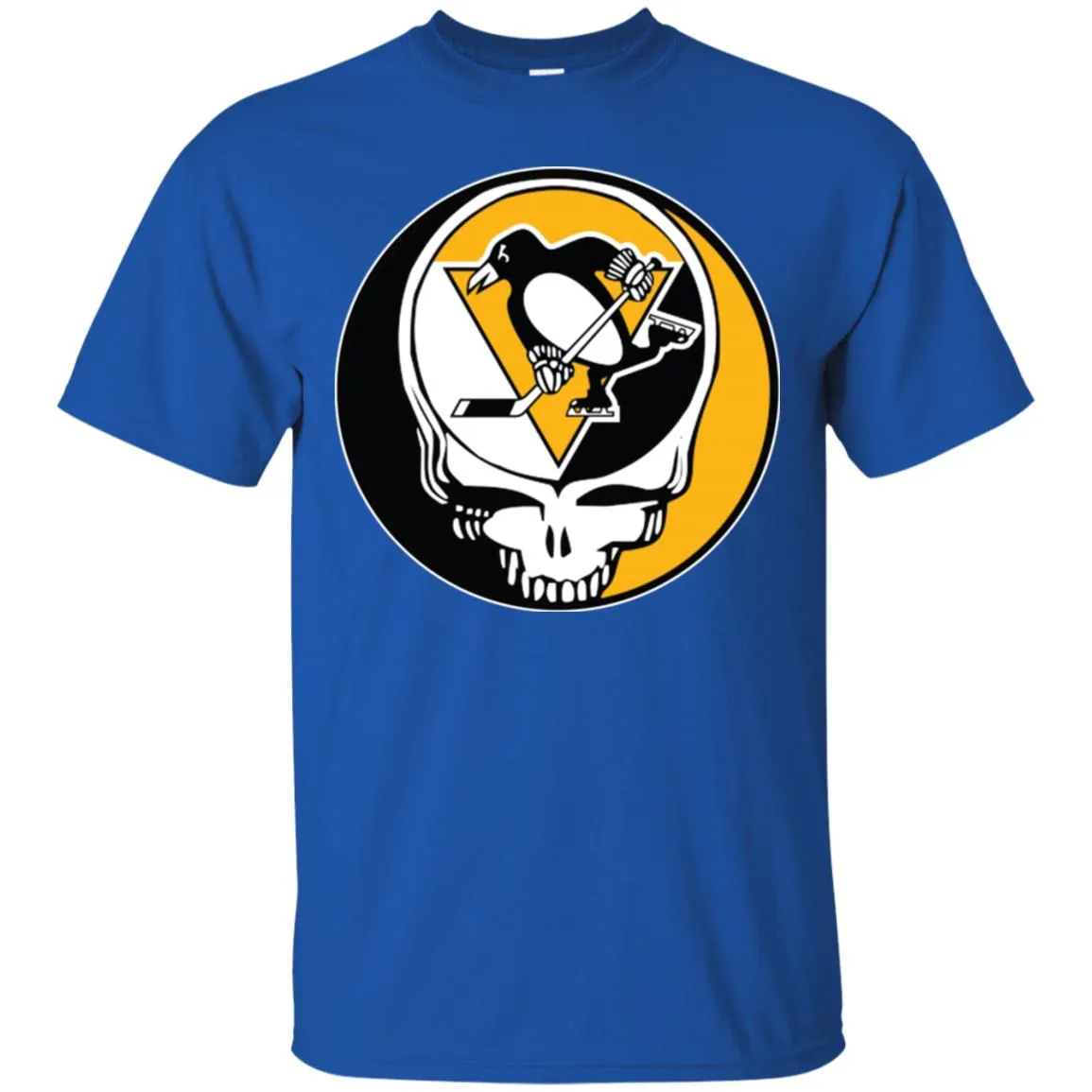 Pittsburgh Penguins Grateful Dead Steal Your Face Hockey Nhl Shirts