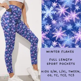 Ready To Ship - Winter Flakes Leggings