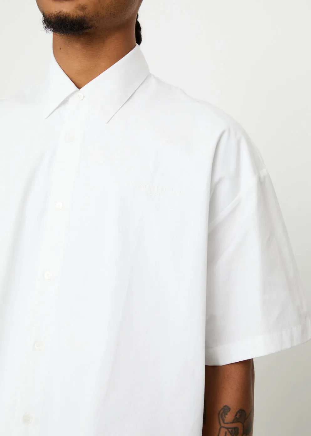 Short Sleeve Layered Shirt