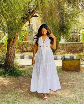 Simple Summer Charm Handwoven Habesha Dress Habesha Libs es0086