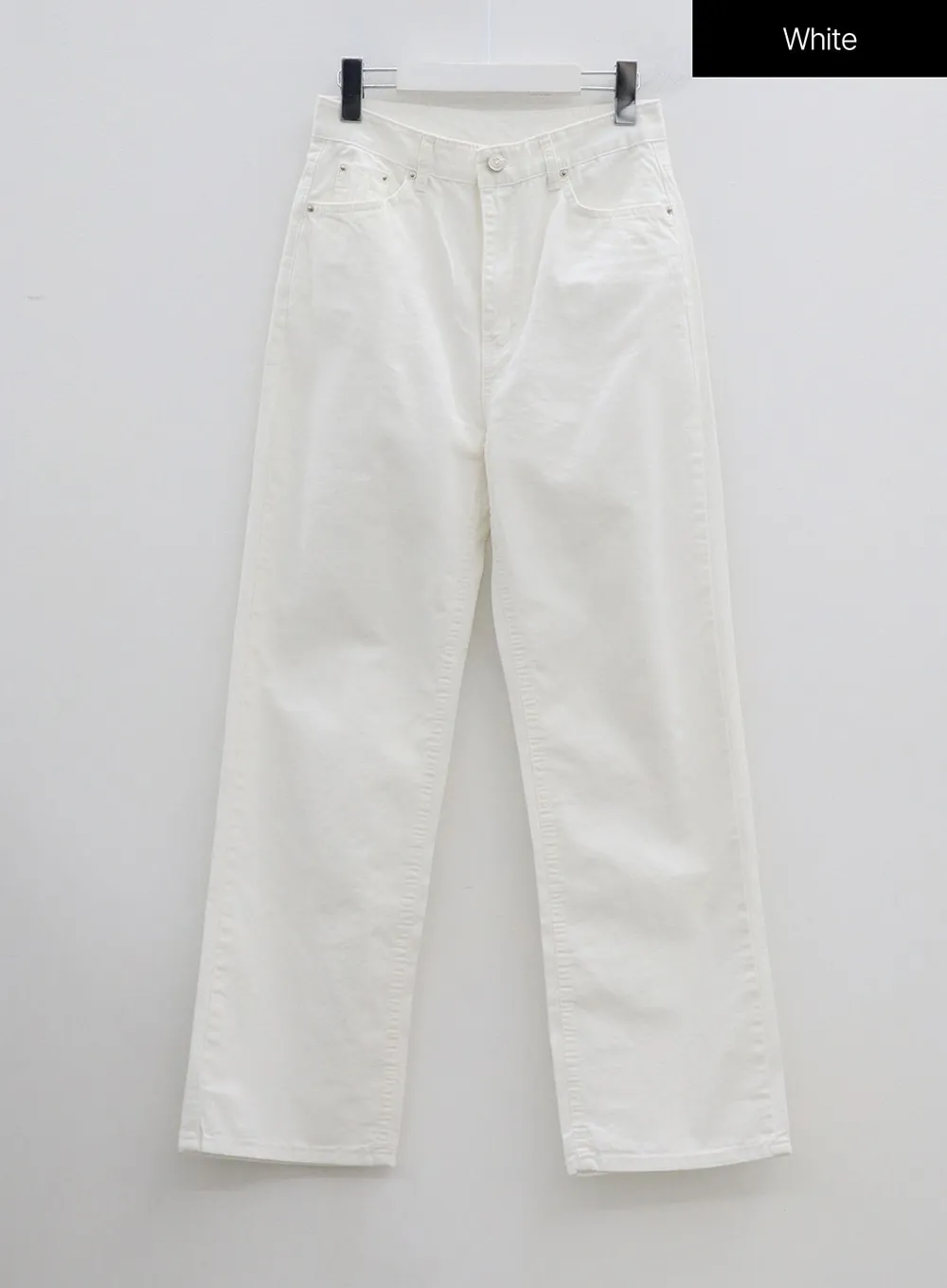 Straight Leg Cotton Pants OM331