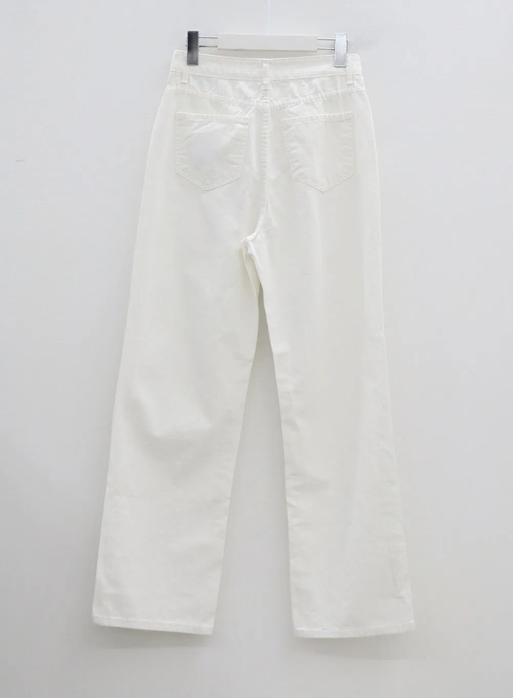 Straight Leg Cotton Pants OM331