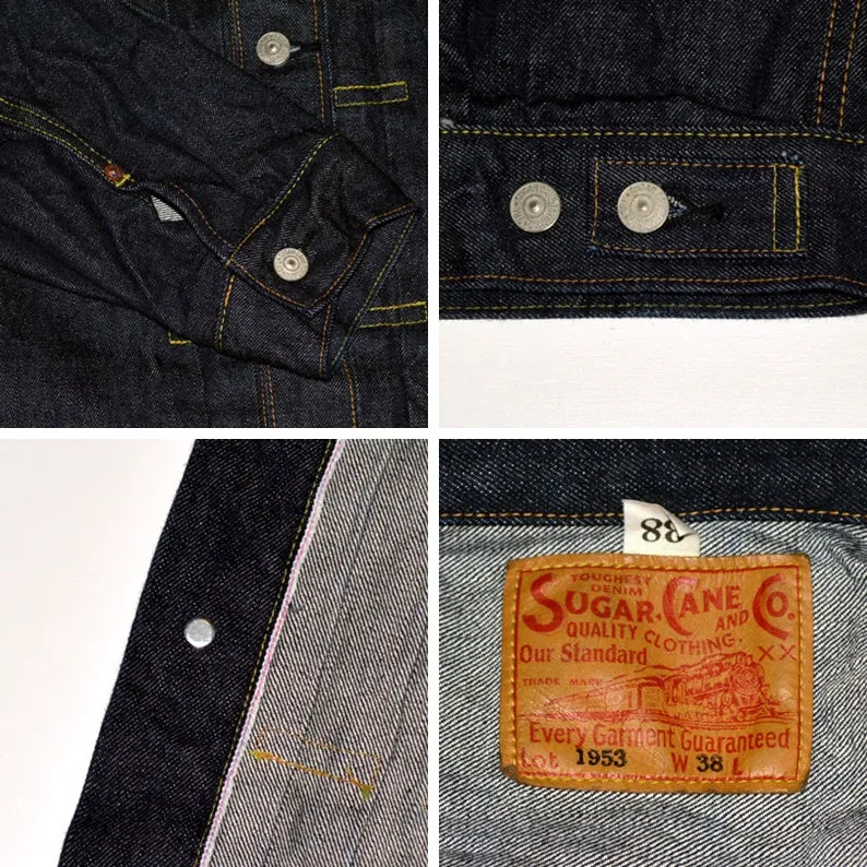 SUGAR CANE "SC11953" 14.25oz. DENIM JACKET 1953 MODEL