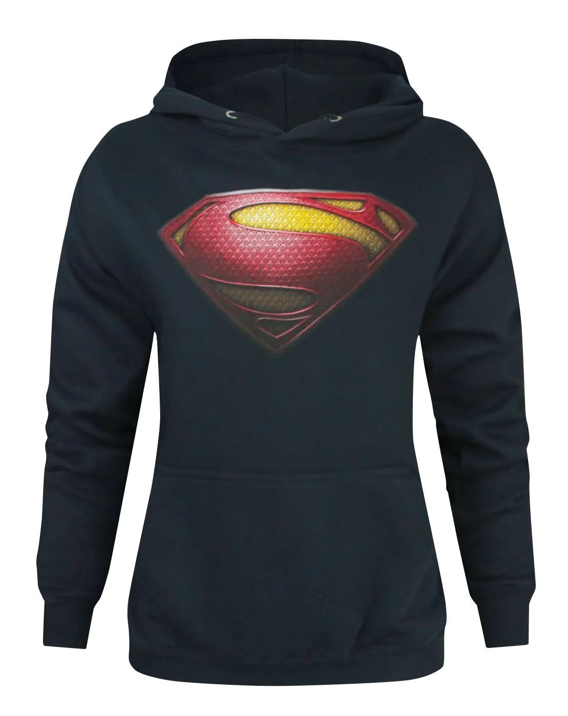 Superman Man Of Steel Logo Women's Hoodie