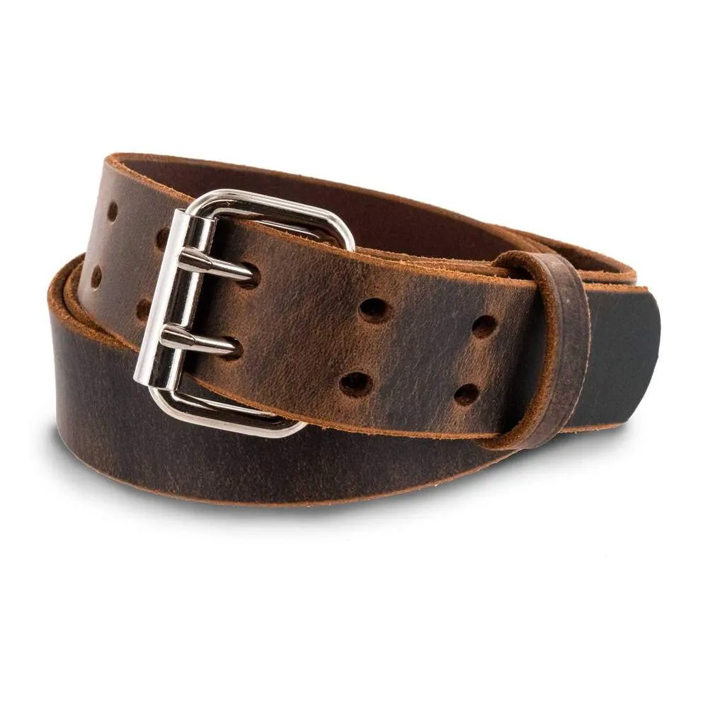 The Legend Double Prong Retro Style Jean Belt - 1.5" Width