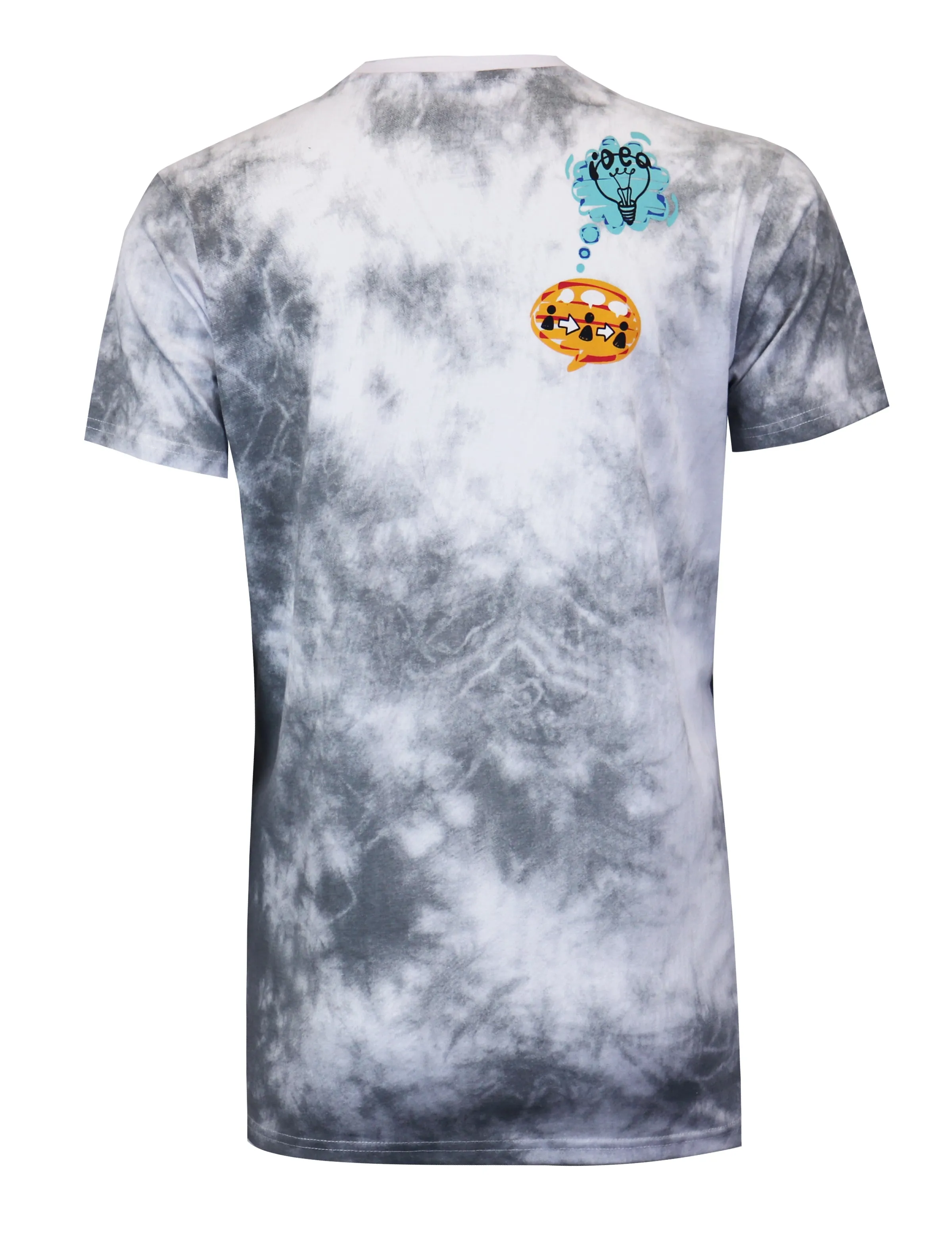 TIE DYE T-SHIRTS-S11052T (GREY)