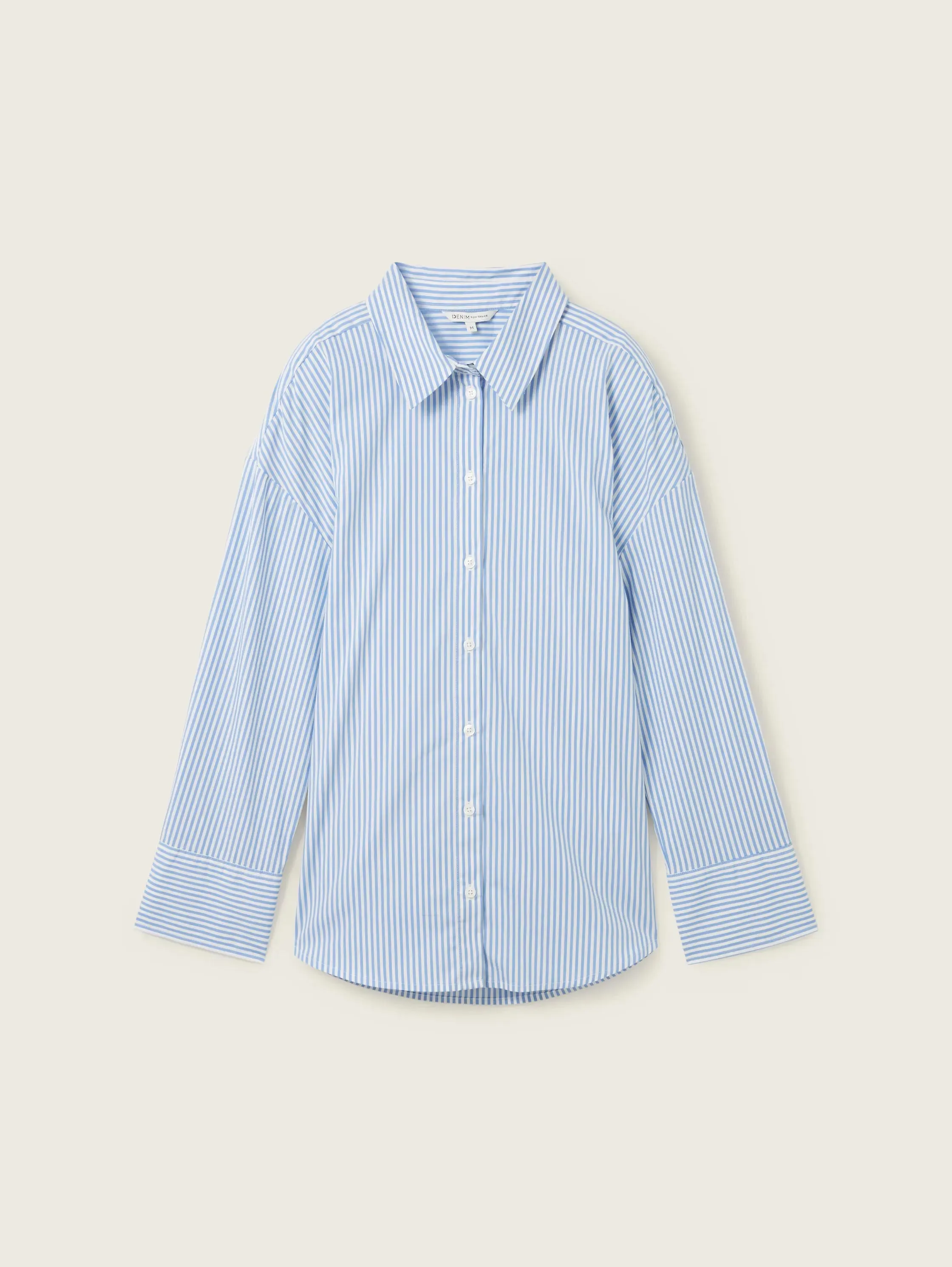 Tom tailor Striped Loose Fit Blue Shirt