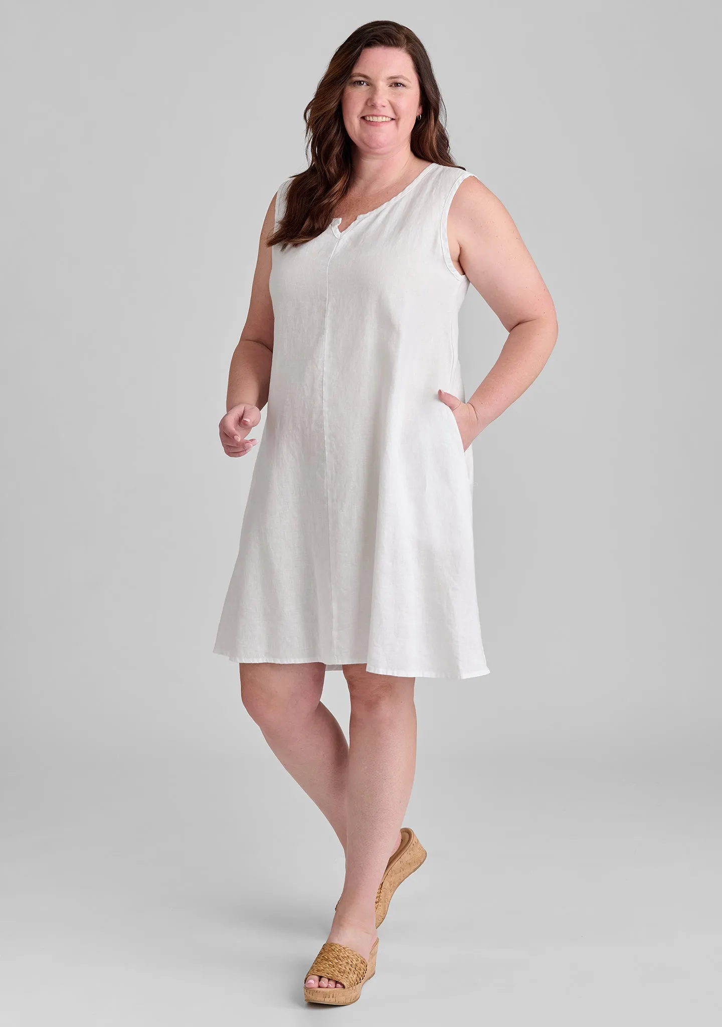 True Dress - Linen Shift Dress