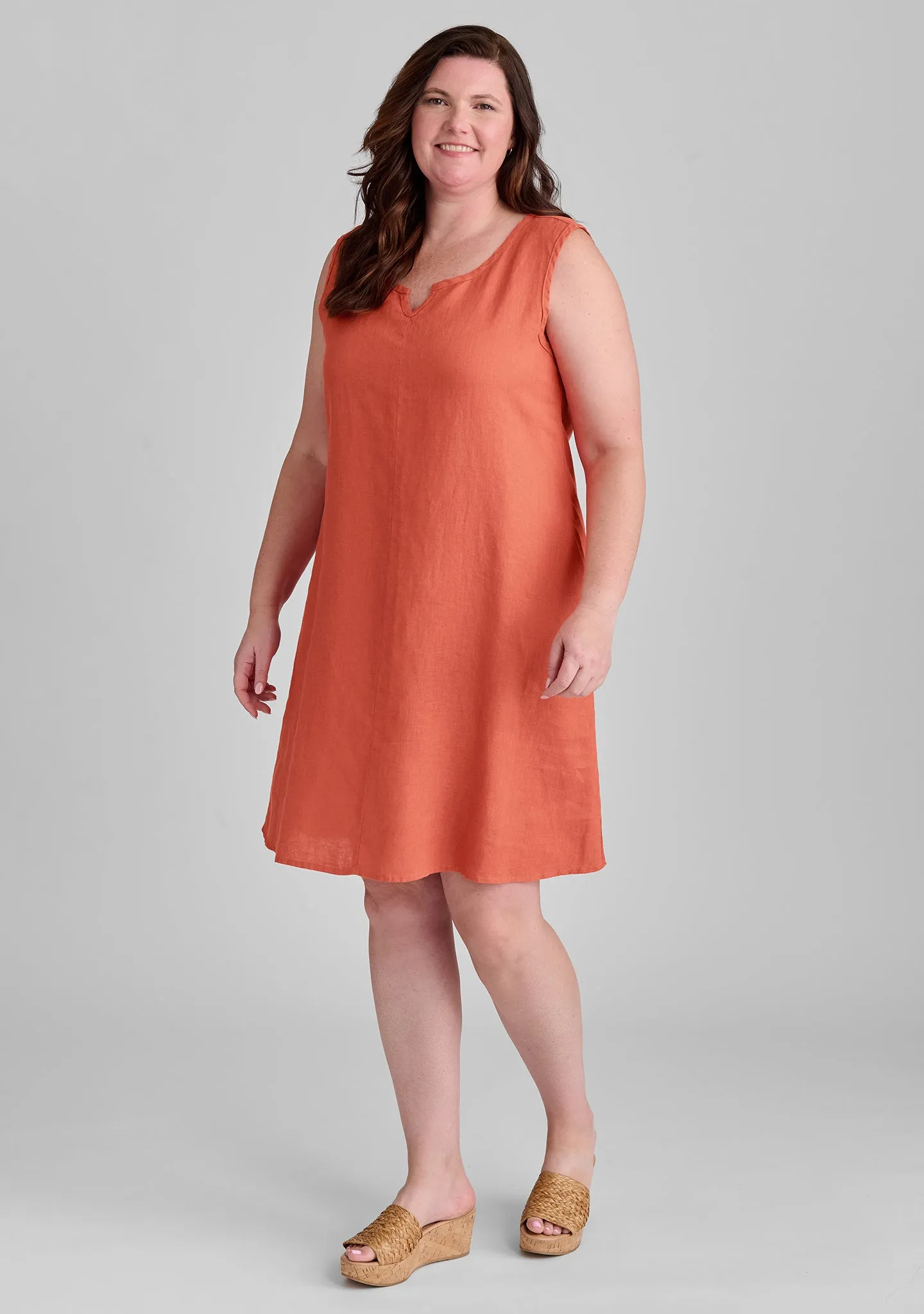 True Dress - Linen Shift Dress