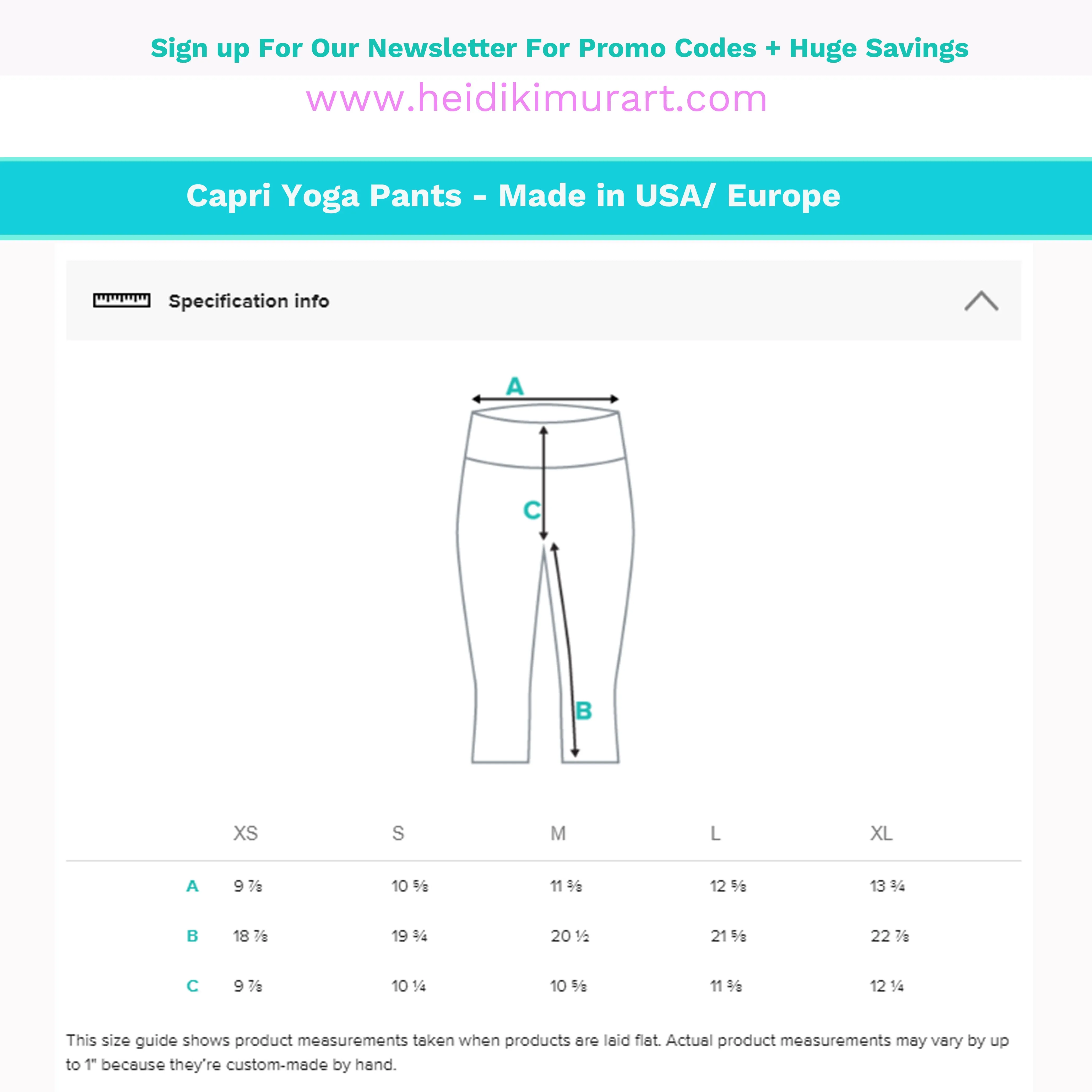 Turquoise Blue Capri Leggings, Aqua Blue Solid Color Print Women's Yoga Capri Leggings- Made in USA/ EU