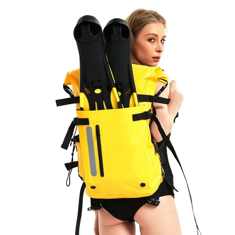 Waterproof Outdoor Diving Fins Bag Scuba Swimming Backpack(Black)