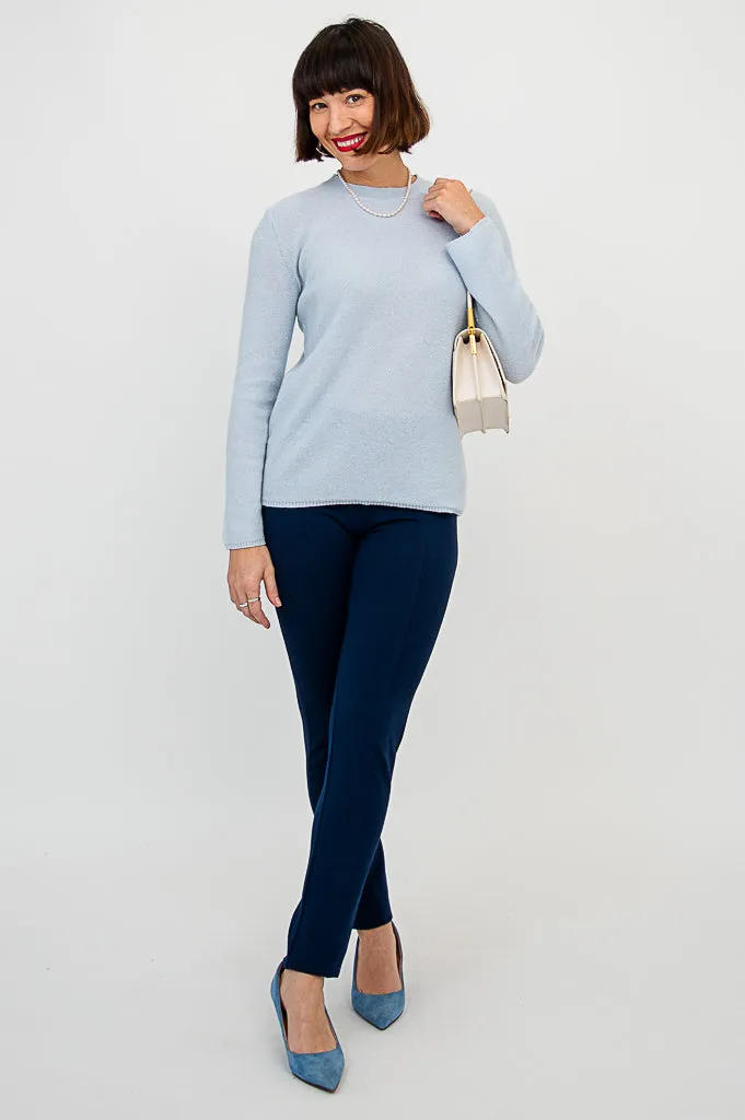 Whitaker Sweater, Blue Sparkle, Cashmere