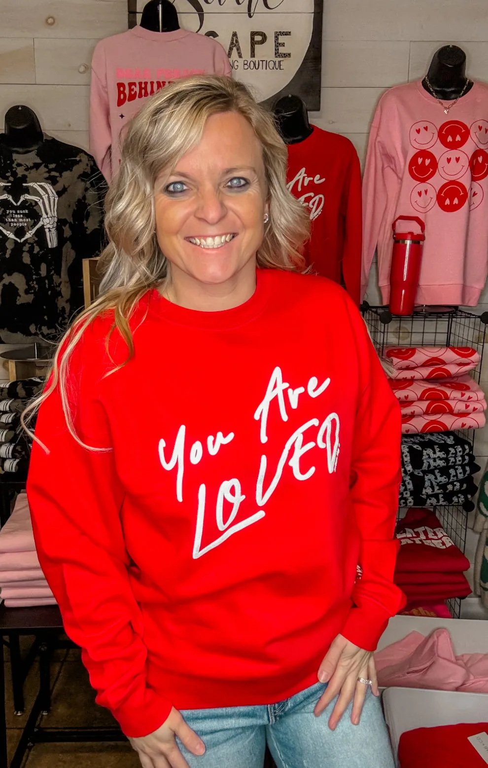 You Are Loved Crewneck Sweatshirt